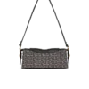 Pulse shoulder bag in monogram jacquard and calfskin Pulse shoulder bag in monogram jacquard and calfskin