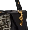 Pulse shoulder bag in monogram jacquard and calfskin Pulse shoulder bag in monogram jacquard and calfskin