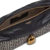 Pulse shoulder bag in monogram jacquard and calfskin Pulse shoulder bag in monogram jacquard and calfskin