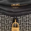 Pulse shoulder bag in monogram jacquard and calfskin Pulse shoulder bag in monogram jacquard and calfskin