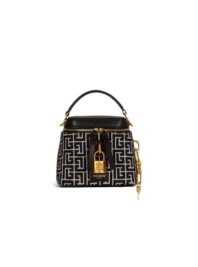 Pulse Vanity bag in monogrammed jacquard canvas and leather Pulse Vanity bag in monogrammed jacquard canvas and leather