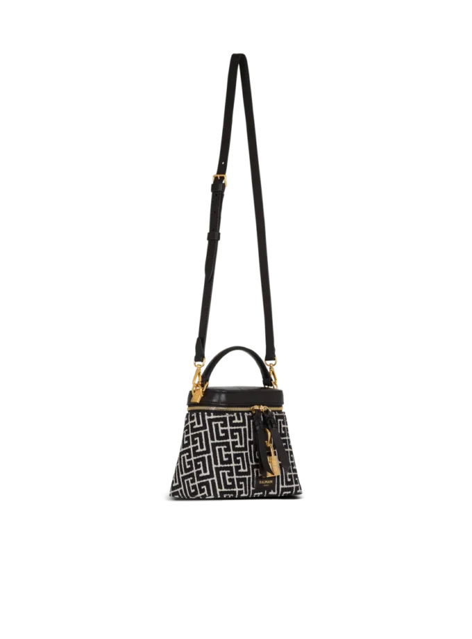 Pulse Vanity bag in monogrammed jacquard canvas and leather Pulse Vanity bag in monogrammed jacquard canvas and leather