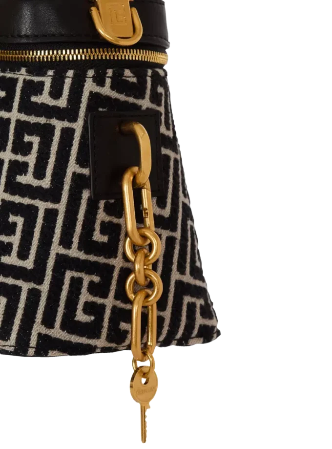Pulse Vanity bag in monogrammed jacquard canvas and leather Pulse Vanity bag in monogrammed jacquard canvas and leather