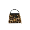 Pulse Vanity leopard print leather bag