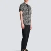 Pyjama shirt with monogrammed print Pyjama shirt with monogrammed print