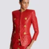 Quilted lambskin edge-to-edge jacket Quilted lambskin edge-to-edge jacket