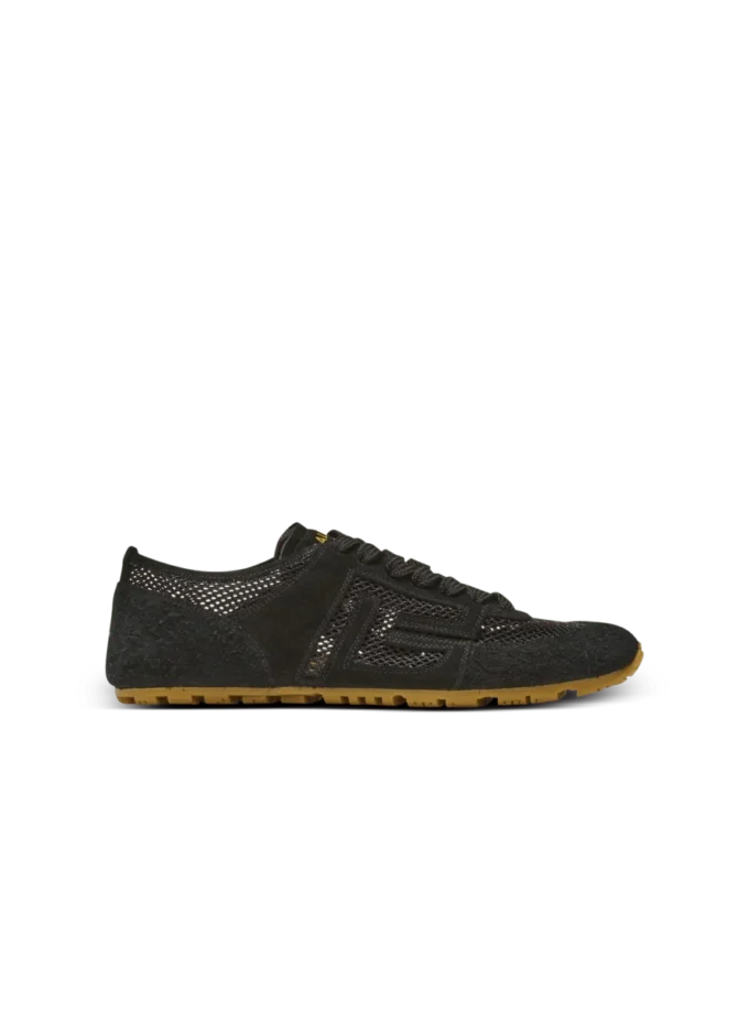 Racer 45 trainers in calfskin, suede and nylon