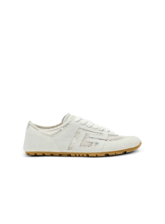 Racer 45 trainers in calfskin, suede and nylon