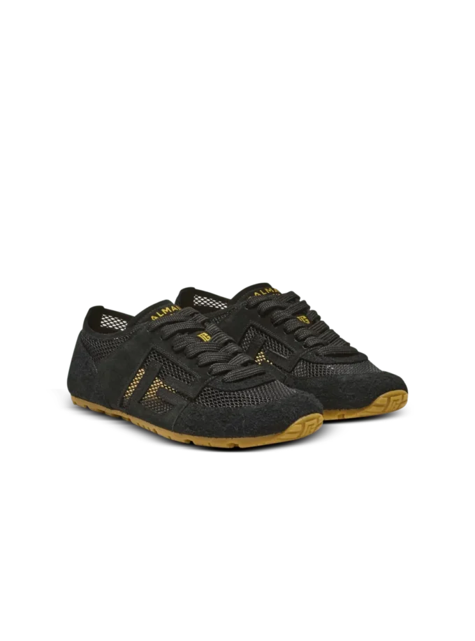 Racer 45 trainers in calfskin, suede and nylon