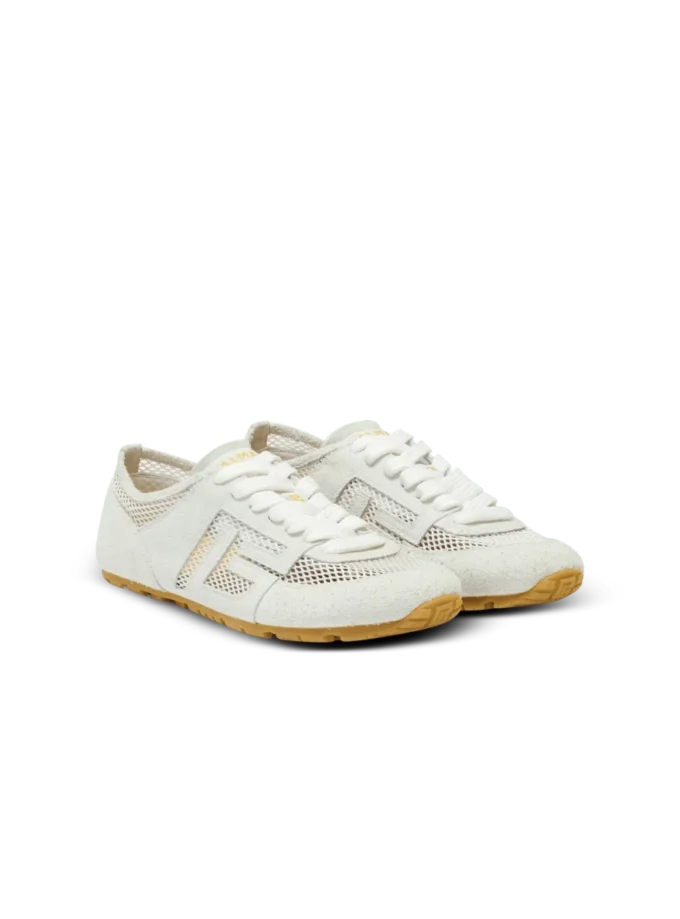 Racer 45 trainers in calfskin, suede and nylon