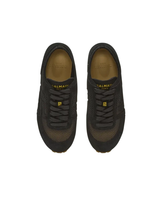 Racer 45 trainers in calfskin, suede and nylon