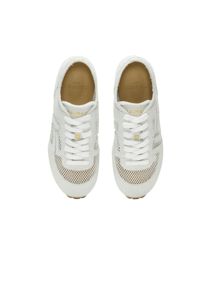 Racer 45 trainers in calfskin, suede and nylon