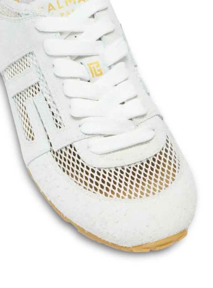 Racer 45 trainers in calfskin, suede and nylon