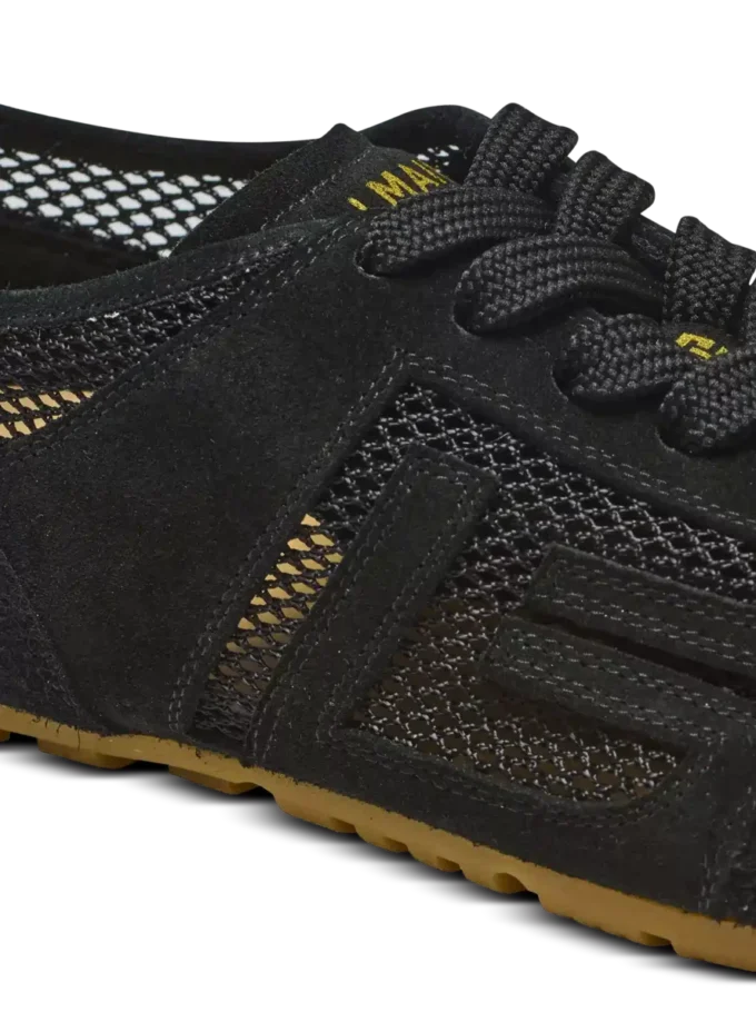 Racer 45 trainers in calfskin, suede and nylon