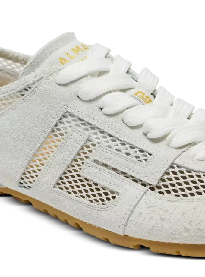 Racer 45 trainers in calfskin, suede and nylon