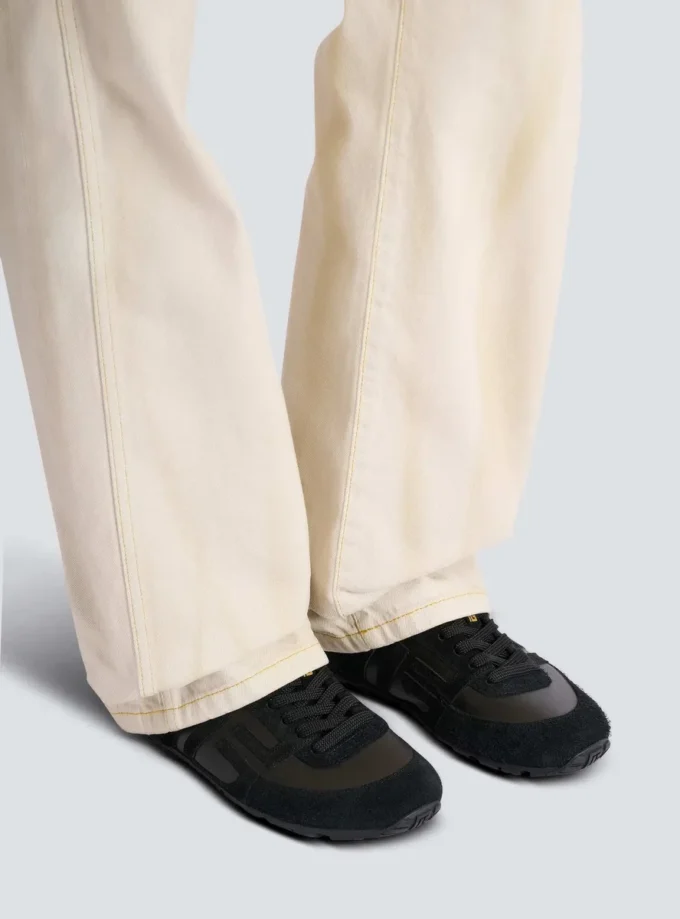 Racer 45 trainers in lambskin and suede