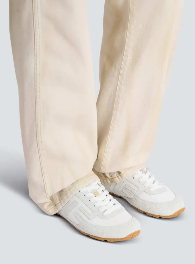 Racer 45 trainers in lambskin and suede