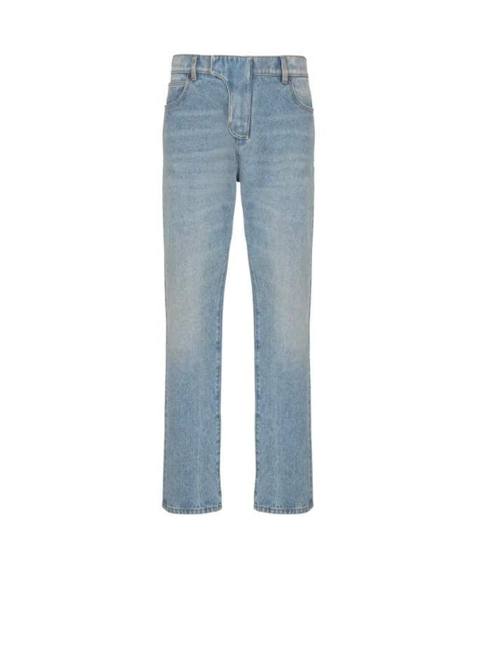 Regular-fit denim jeans