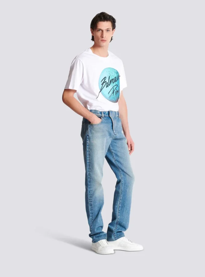 Regular-fit denim jeans