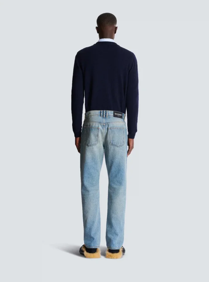 Regular-fit denim jeans