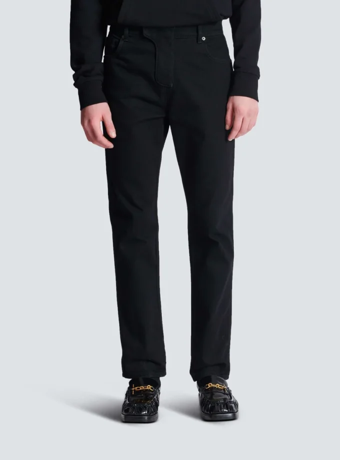 Regular-fit denim jeans