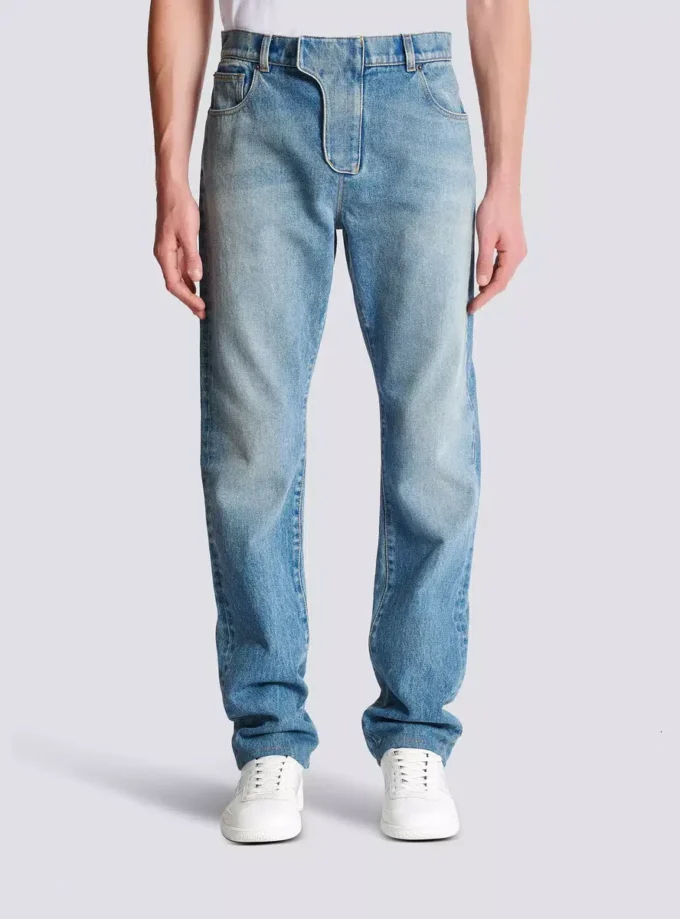 Regular-fit denim jeans