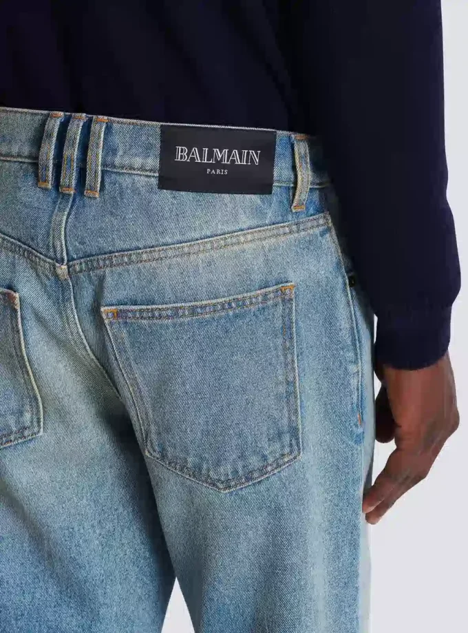 Regular-fit denim jeans