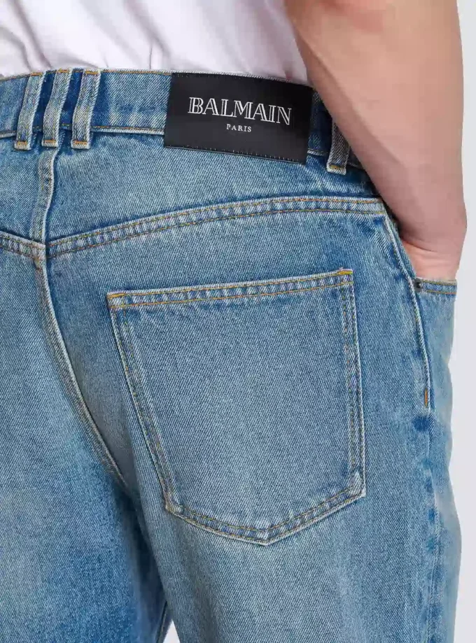 Regular-fit denim jeans