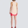 Relaxed jersey tank top with chains