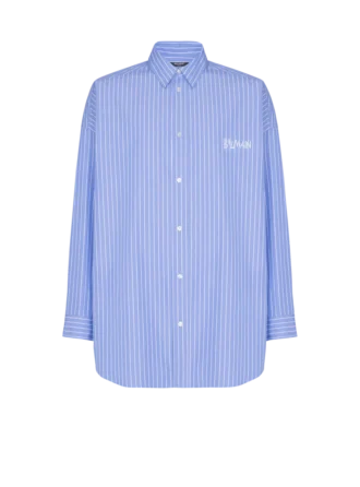 Relaxed shirt with stripes