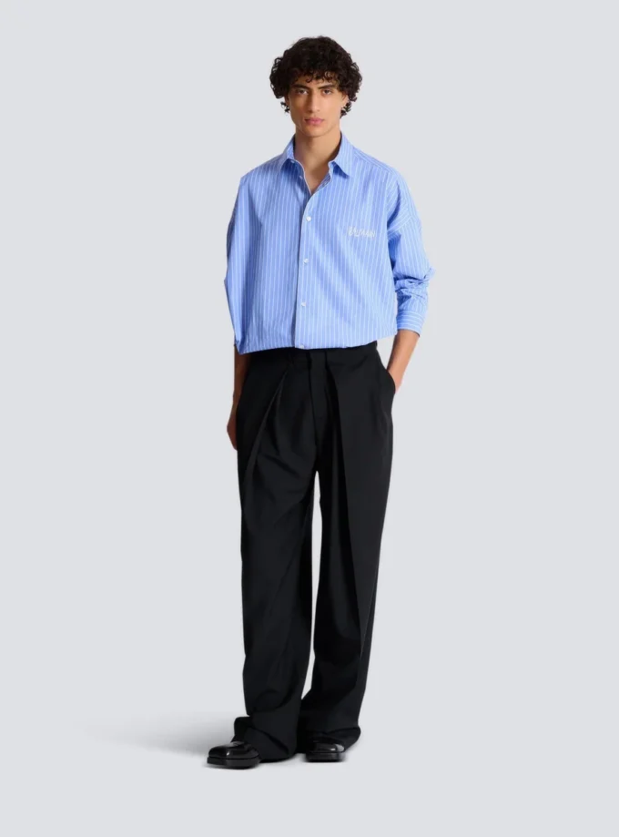 Relaxed shirt with stripes Relaxed shirt with stripes