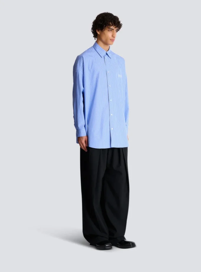 Relaxed shirt with stripes Relaxed shirt with stripes