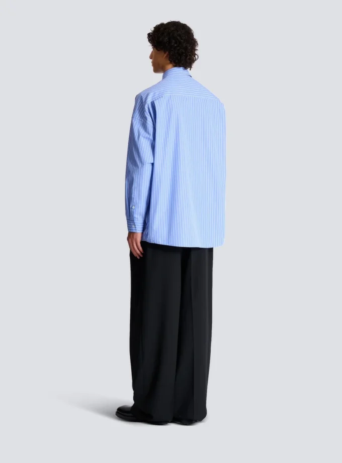 Relaxed shirt with stripes Relaxed shirt with stripes