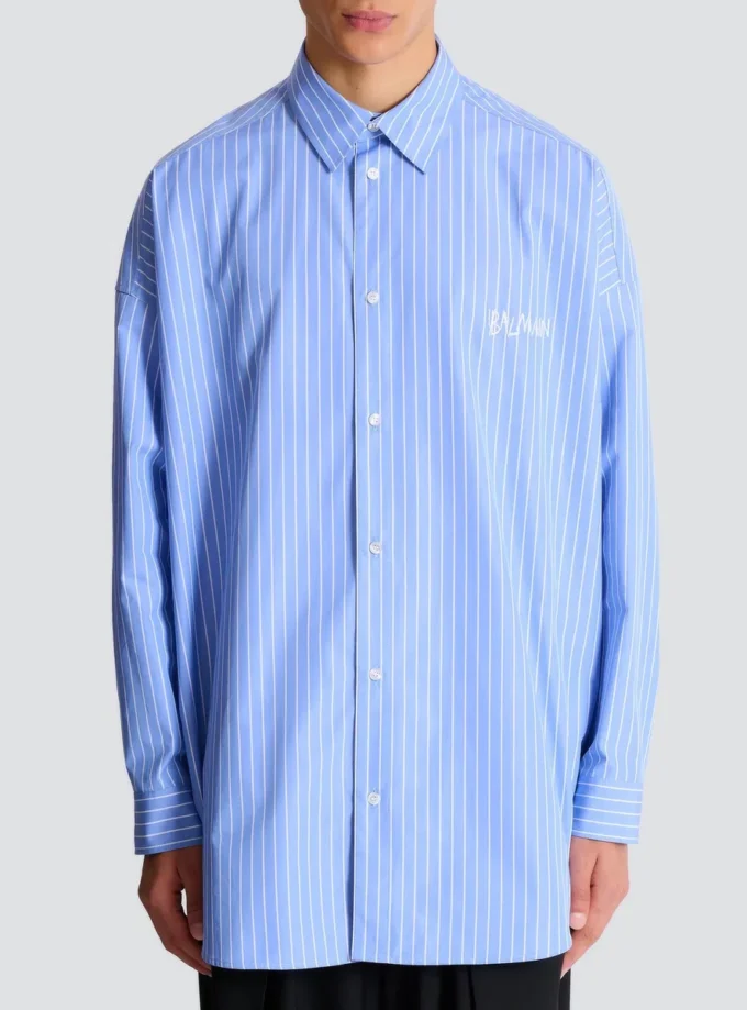 Relaxed shirt with stripes Relaxed shirt with stripes