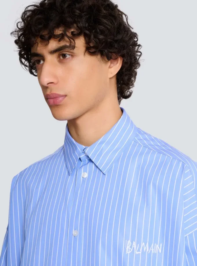 Relaxed shirt with stripes Relaxed shirt with stripes