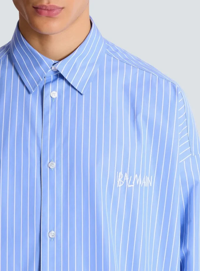 Relaxed shirt with stripes Relaxed shirt with stripes