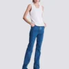 Relaxed tank top with Balmain Paris Brush print Relaxed tank top with Balmain Paris Brush print