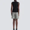 Relaxed tank top with Balmain Paris Brush print Relaxed tank top with Balmain Paris Brush print