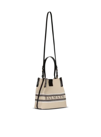 Release Bucket bag in canvas and calfskin