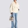 Release Bucket bag in canvas and calfskin