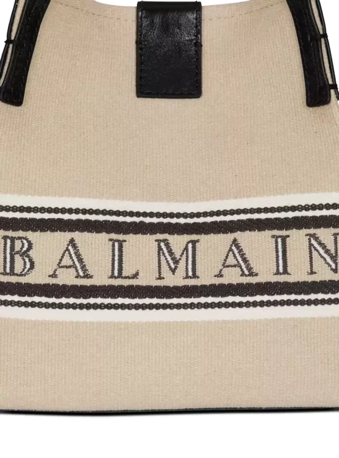 Release Bucket bag in canvas and calfskin