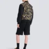 Reversible printed bomber jacket with Chaînes pattern Reversible printed bomber jacket with Chaînes pattern