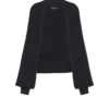 Ribbed knit bolero cardigan