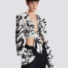 Ruffled love letter knotted crop shirt Ruffled love letter knotted crop shirt