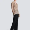 Ruffled love letter print shirt Ruffled love letter print shirt