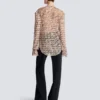Ruffled love letter print shirt Ruffled love letter print shirt