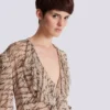 Ruffled love letter print shirt Ruffled love letter print shirt