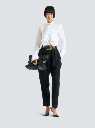 Ruffled poplin shirt Ruffled poplin shirt