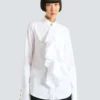 Ruffled poplin shirt Ruffled poplin shirt