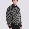 Satin bomber jacket with crystal embroidery Satin bomber jacket with crystal embroidery